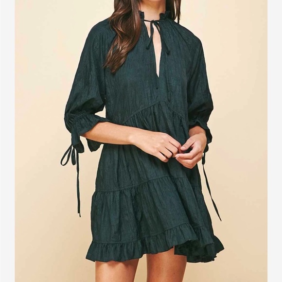 Pinch Dresses & Skirts - Pinch Long Sleeve Tiered Mini Dress